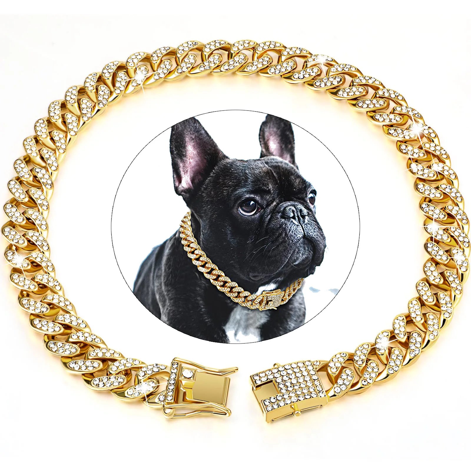 Diamond Cuban Dog Collar (12.5MM)