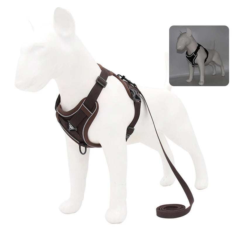 No-Pull Dog Harness Set