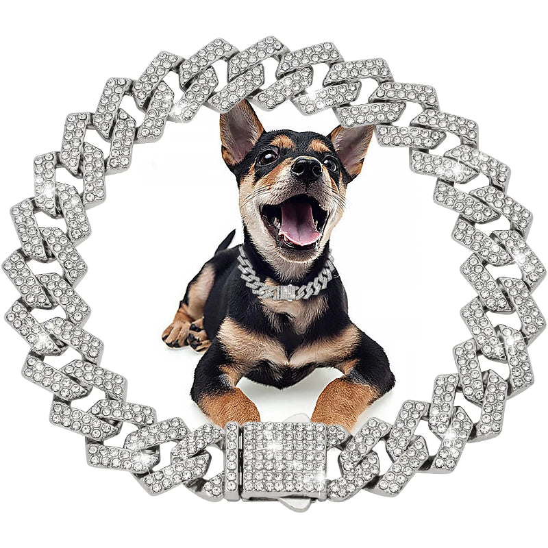 Diamond Cuban Dog Collar (12.5MM)